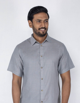 Fitted Satin Blouse with Bow Tie Neck